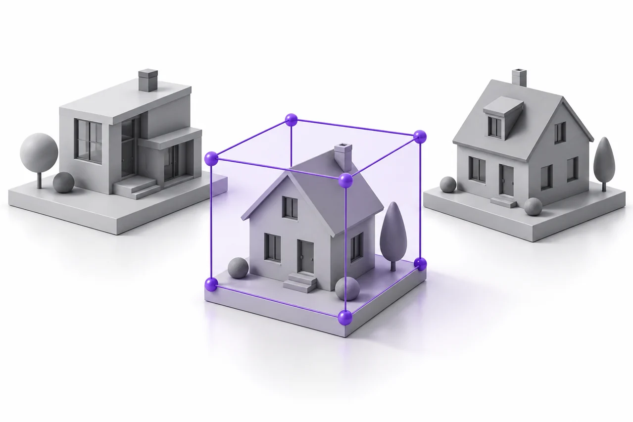 GLB to STL: turn scene geometry into a printable mesh — editorial illustration